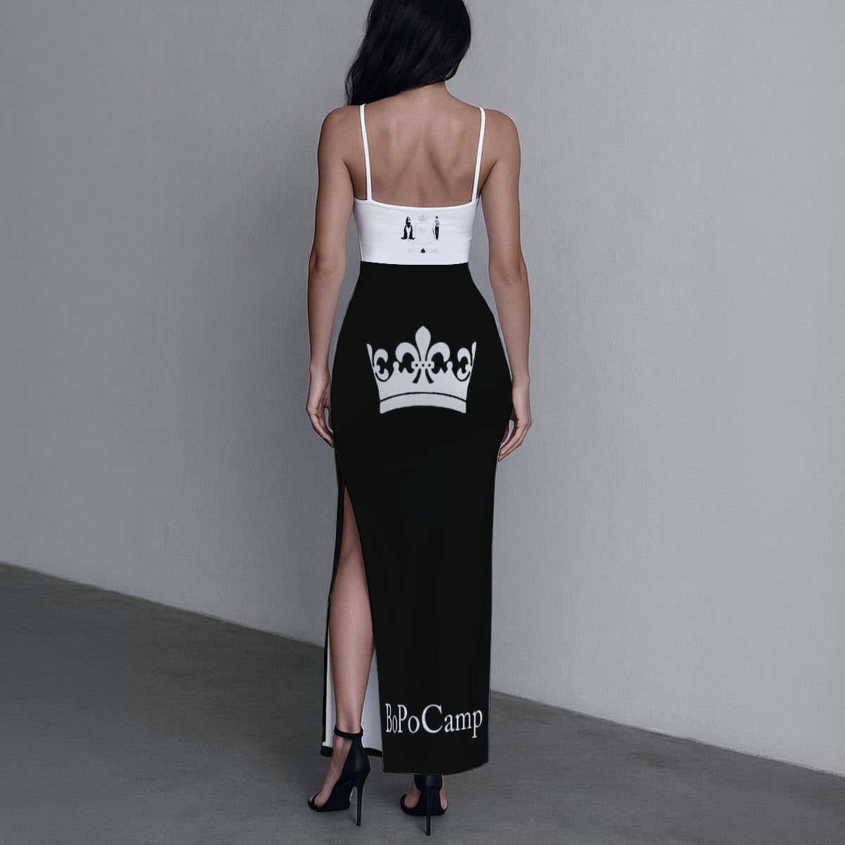 BLAK G3AR Women's Long Dress with Slit