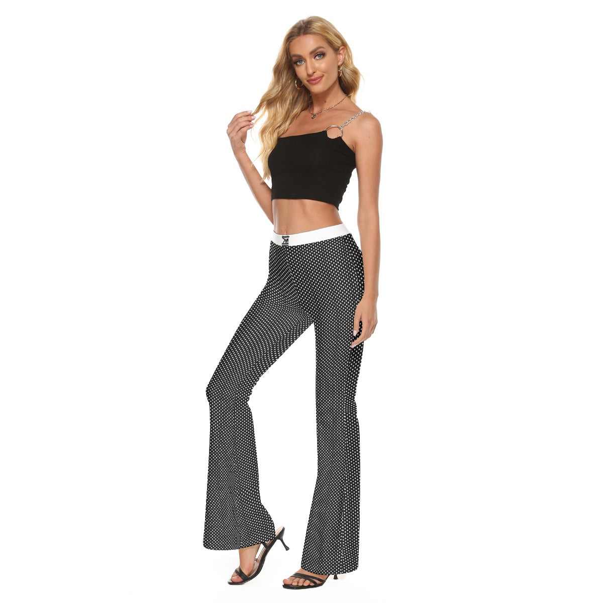 BoPoCamp Women's Skinny Flare Pants | Stretchy, Soft and Comfortable