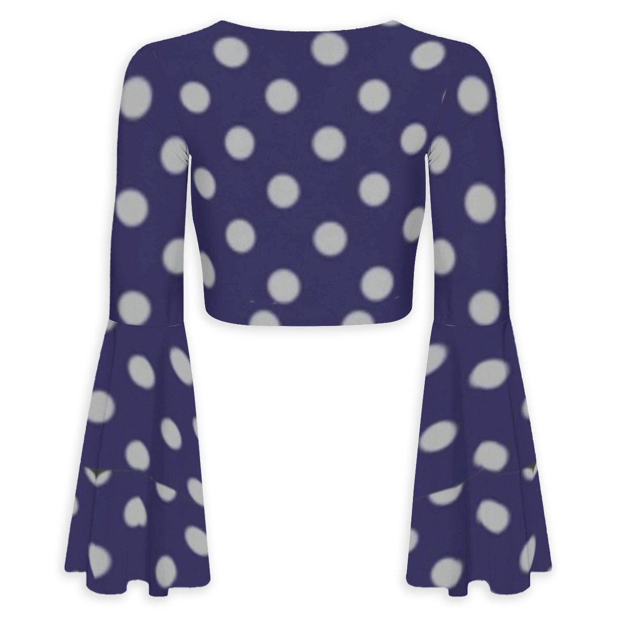 BLAK G3AR Navy Blue Polk-A-Dot Skirt Set